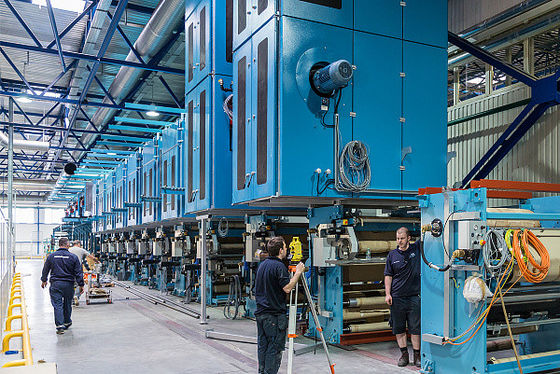 Second Hand SPGPrints Vinyl PVC Wallpaper Wallcovering Machine Production Line