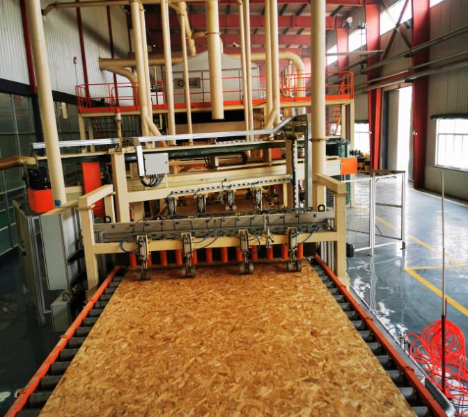 Date Palm OSB Particle Board Making Machine Production Line