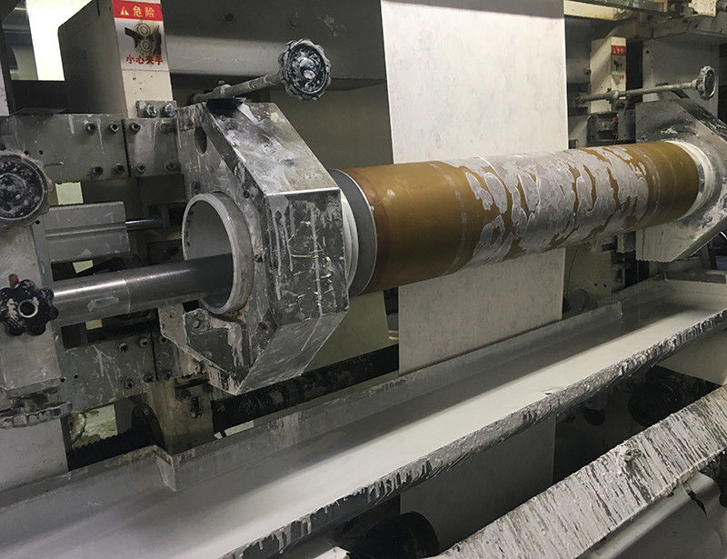 PVC Vinyl Wallpaper Rotary Screen Gravure Printing Machine Line 1370MM 1060MM